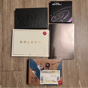 BTS Album Collection - Black, Gold, Silver